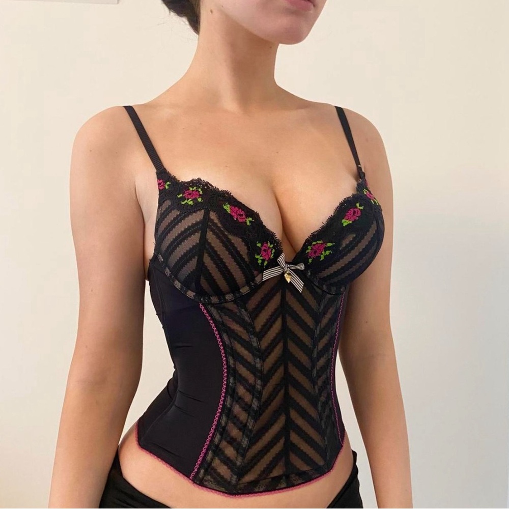 La Senza Beautiful Floral Corset Top